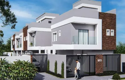 Casa em condomínio fechado com 3 quartos à venda na rua marialva, 1073, sítio cercado, curitiba por r$ 580.000