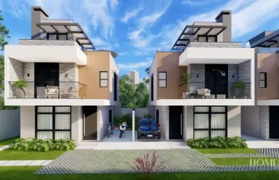 Casa em condomínio fechado com 3 quartos à venda na rua paulo setúbal, 1071, hauer, curitiba por r$ 729.000