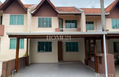 Casa em condomínio fechado com 3 quartos para alugar na rua são francisco de sales, 142, alto boqueirão, curitiba por r$ 2.600