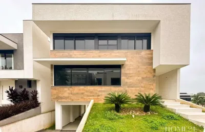 Casa em condomínio fechado com 3 quartos à venda na rua pedro kleina, 215, lamenha pequena, almirante tamandaré por r$ 2.379.000