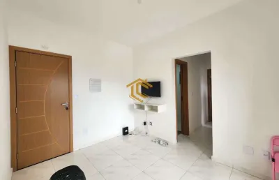 Apartamento com 2 dorms, caiçara, praia grande - r$ 330 mil, cod: 9947