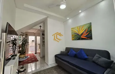 Casa de condomínio com 2 dorms, caiçara, praia grande - r$ 320 mil, cod: 10116