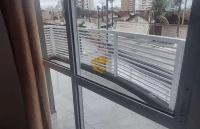 Casa de condomínio com 2 quartos, caiçara, praia grande, cod: 9319