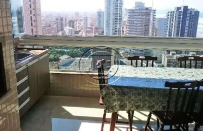Apartamento com 3 quartos, caiçara, praia grande - r$ 1.1 mi, cod: 4135