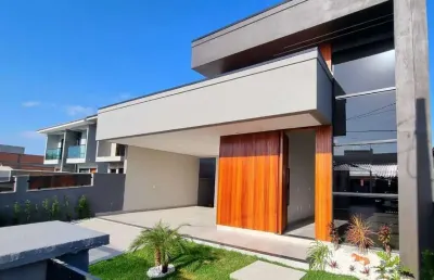 Casa alto padrão para venda em palhoça, bela vista, 3 dormitórios, 1 suíte, 2 banheiros, 2 vagas