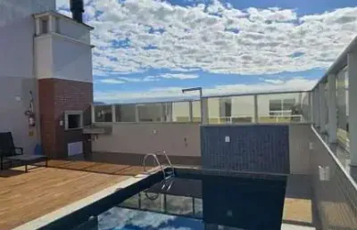 Apartamento para locação em palhoça, pedra branca, 2 dormitórios, 1 suíte, 2 banheiros, 1 vaga