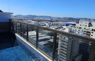 Apartamento para locação em palhoça, pedra branca, 2 dormitórios, 1 suíte, 2 banheiros, 1 vaga
