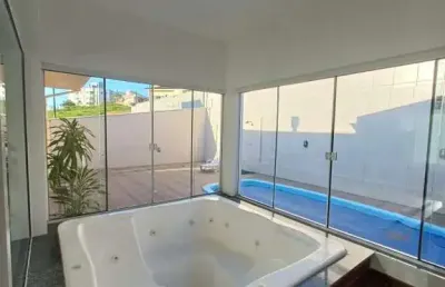 Casa para locação em palhoça, pedra branca, 3 dormitórios, 1 suíte, 4 banheiros, 3 vagas