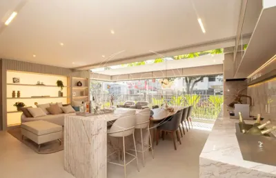 Cobertura venda moema - 3 suítes 290m² 3 vagas fixas - fora da rota de aviões