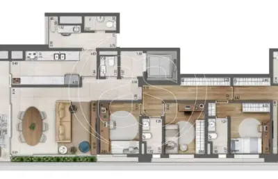 Apartamento com 165m² e 2 suítes com 2 vagas na vila clementino