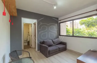 Apartamento com 1 quarto para alugar na rua juquis, 31, moema, são paulo, 36 m2 por r$ 2.800