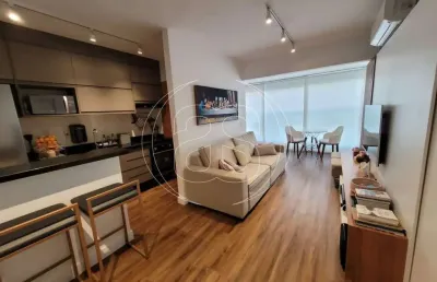 Apartamento de 48m² com suíte e vaga moderno em prédio novo em moema