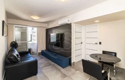Apartamento para locação  50mt² com garagem no itaim bibi