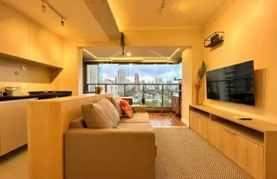 Apartamento com 1 quarto para alugar na Rua Dom Manuel, 160, Brooklin, São Paulo