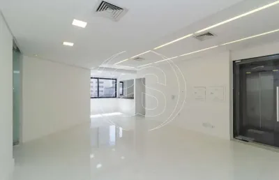Sala comercial de 120m² com 4 vagas de garagem ao lado do hospital sancta maggiore - itaim