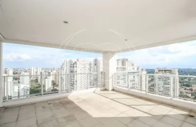 Cobertura para venda, nova, campo belo, 606 m úteis, 7 vagas, vista fantastica.