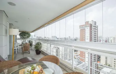 Apartamento para venda, em moema, 275 m úteis, terraço gormet, vista fantástica!