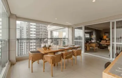 Apto em moema, 306m² 4 suítes 5 vagas -vista magnífica!!