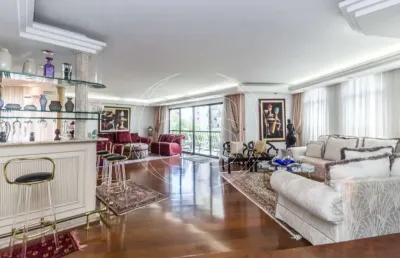 Apartamento com 4 quartos à venda na Avenida Chibarás, 626, Moema, São Paulo