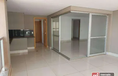 Apartamento 3 suítes, living 3 ambientes, varanda gourmet, 4 garagens, 245 m² úteis.