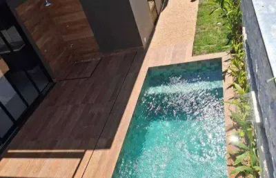 Casa nova em condomínio 04 dormitórios sendo 02 suítes e 02 demi-suítes
