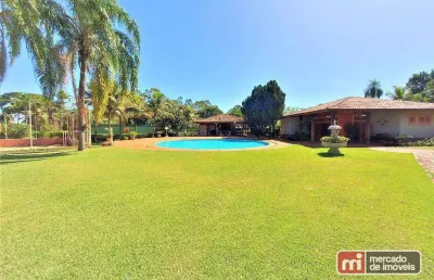 Chácara com 5 dormitórios à venda, 5000 m² por r$ 3.500.000,00 - condomínio estância beira rio - jardinópolis/sp