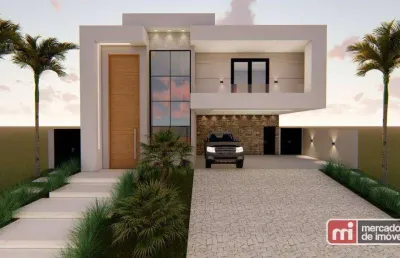 Casa com 3 dormitórios à venda, 300 m² por r$ 3.075.000,00 - alphaville ribeirão preto - ribeirão preto/sp