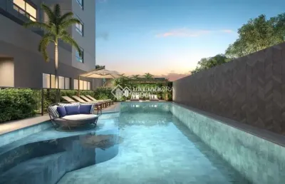 Apartamento com 1 quarto à venda na avenida joão wallig, 100, passo da areia, porto alegre, 26 m2 por r$ 350.000