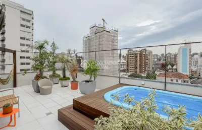 Cobertura com 3 quartos à venda na rua cândido silveira, 145, auxiliadora, porto alegre, 199 m2 por r$ 1.190.000