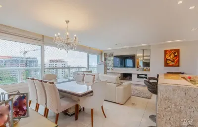 Apartamento com 3 quartos à venda na rua abrahão melnick, 11, rio branco, porto alegre, 137 m2 por r$ 2.290.000