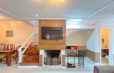 Casa em condomínio fechado com 3 quartos à venda na avenida coronel marcos, 1608, pedra redonda, porto alegre, 189 m2 por r$ 750.000