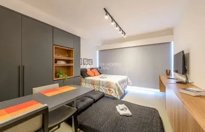 Loft com 1 quarto à venda na rua curvelo, 100, petrópolis, porto alegre, 28 m2 por r$ 550.000