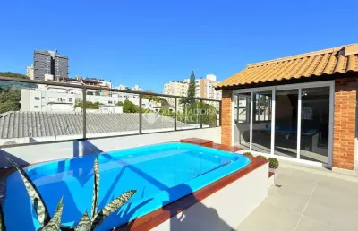 Cobertura com 2 quartos à venda na rua artur rocha, 241, auxiliadora, porto alegre, 234 m2 por r$ 1.250.000
