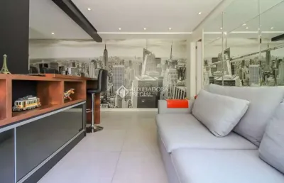 Apartamento com 1 quarto à venda na rua doutor eduardo chartier, 1021, passo da areia, porto alegre, 43 m2 por r$ 540.000