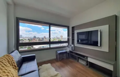 Apartamento com 1 quarto à venda na avenida praia de belas, 2024, praia de belas, porto alegre, 45 m2 por r$ 590.000