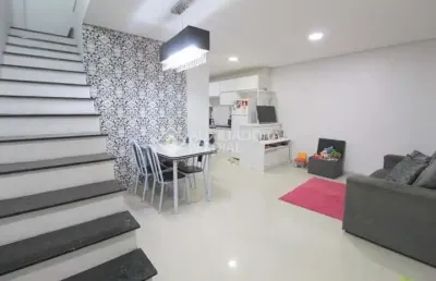 Casa em condomínio fechado com 3 quartos à venda na rua amarílis, 114, chácara das rosas, cachoeirinha, 120 m2 por r$ 349.000