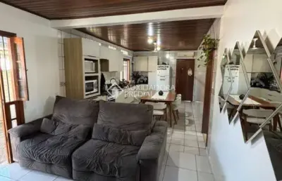 Casa em condomínio fechado com 3 quartos à venda na rua são pedro, 440, vila vista alegre, cachoeirinha, 90 m2 por r$ 435.000
