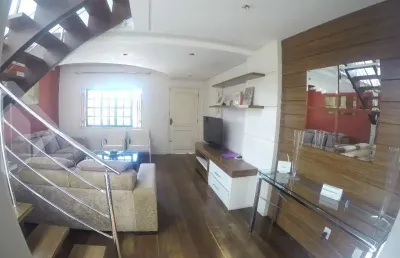 Casa em condomínio fechado com 4 quartos à venda na rua monte castelo, 85, vila vista alegre, cachoeirinha, 200 m2 por r$ 850.000