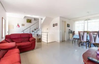 Casa em condomínio fechado com 3 quartos à venda na rua vitório francisco giordani, 320, jardim itu sabará, porto alegre, 171 m2 por r$ 619.000