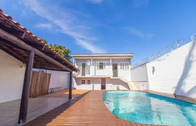 Casa em condomínio fechado com 2 quartos à venda na estrada frederico dihl, 3534, aparecida, alvorada, 170 m2 por r$ 449.000
