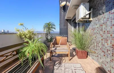 Cobertura com 2 quartos à venda na rua maranguape, 81, petrópolis, porto alegre, 166 m2 por r$ 1.200.000