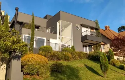 Casa em condomínio fechado com 4 quartos à venda na das lavandas, 371, bavaria, gramado, 298 m2 por r$ 3.900.000