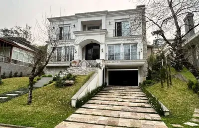 Casa em condomínio fechado com 4 quartos à venda na das bromélias, 115, prinstrop, gramado, 450 m2 por r$ 7.900.000