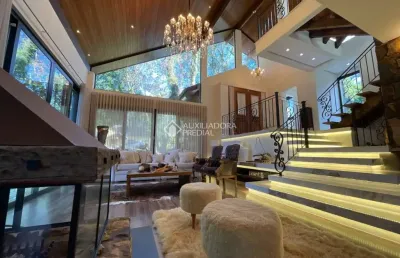 Casa em condomínio fechado com 4 quartos à venda na laurindo comiotto, 1450, floresta, gramado, 361 m2 por r$ 5.380.000