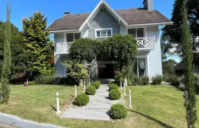 Casa em condomínio fechado com 3 quartos à venda na laurindo comiotto, 910, lagos de gramado, gramado, 260 m2 por r$ 2.690.000