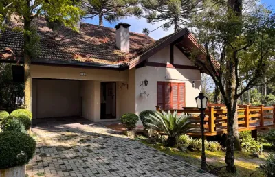 Casa com 4 quartos à venda na rua joão leopoldo lied, 100, planalto, gramado, 220 m2 por r$ 2.890.000