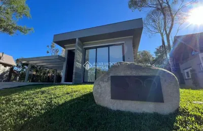 Casa em condomínio fechado com 3 quartos à venda na lote 10, 10, centro, gramado, 158 m2 por r$ 2.490.000