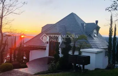 Casa em condomínio fechado com 4 quartos à venda na rua das alfazemas, 296, bavaria, gramado, 327 m2 por r$ 5.900.000