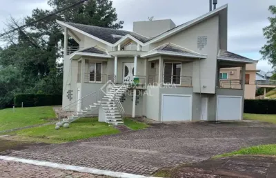 Casa em condomínio fechado com 3 quartos à venda na borregard, 19, alegria, guaíba, 387 m2 por r$ 1.500.000