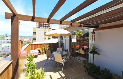 Cobertura com 2 quartos à venda na rua vicente da fontoura, 2860, rio branco, porto alegre, 148 m2 por r$ 700.000